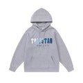 Trapstar Style Autumn/Winter Blue-Grey Gradient Hoodie - Heather Grey